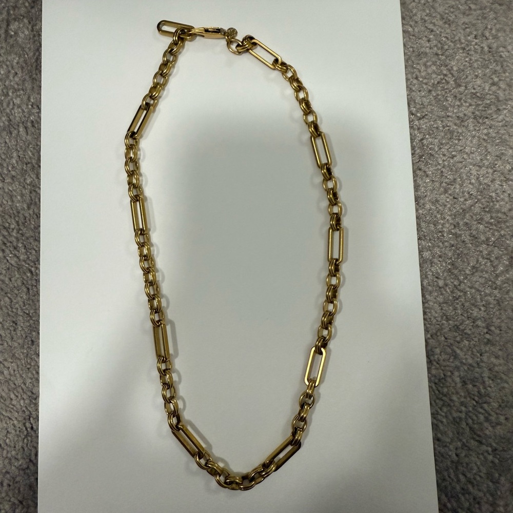 Gold Colored Chain Necklace